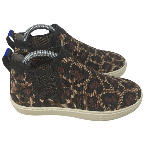 Rothy's Women's Size 6 Chelsea Boot Wildcat Leopard Print Slip On - Picture 1 of 9